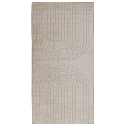 Tappeti per area GALATI Beige 150 x 80 cm Poliestere | homemem39