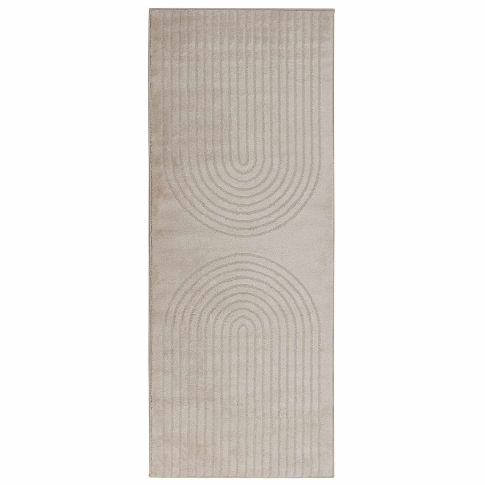 Tappeti per area GALATI Beige 200 x 80 cm Poliestere | homemem39