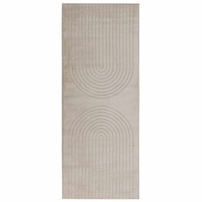 Tappeti per area GALATI Beige 200 x 80 cm Poliestere | homemem39