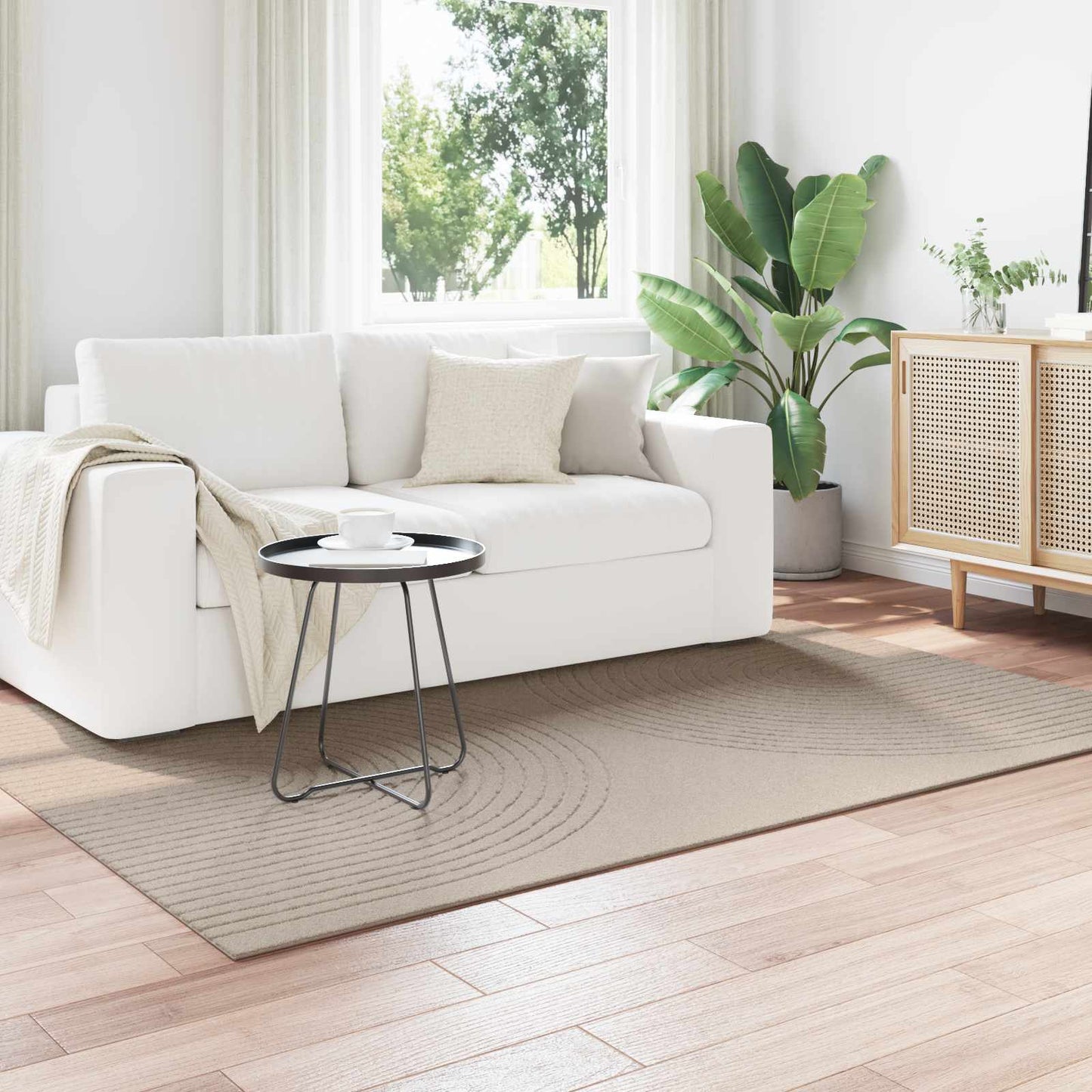 Tappeti per area GALATI Beige 200 x 140 cm Poliestere