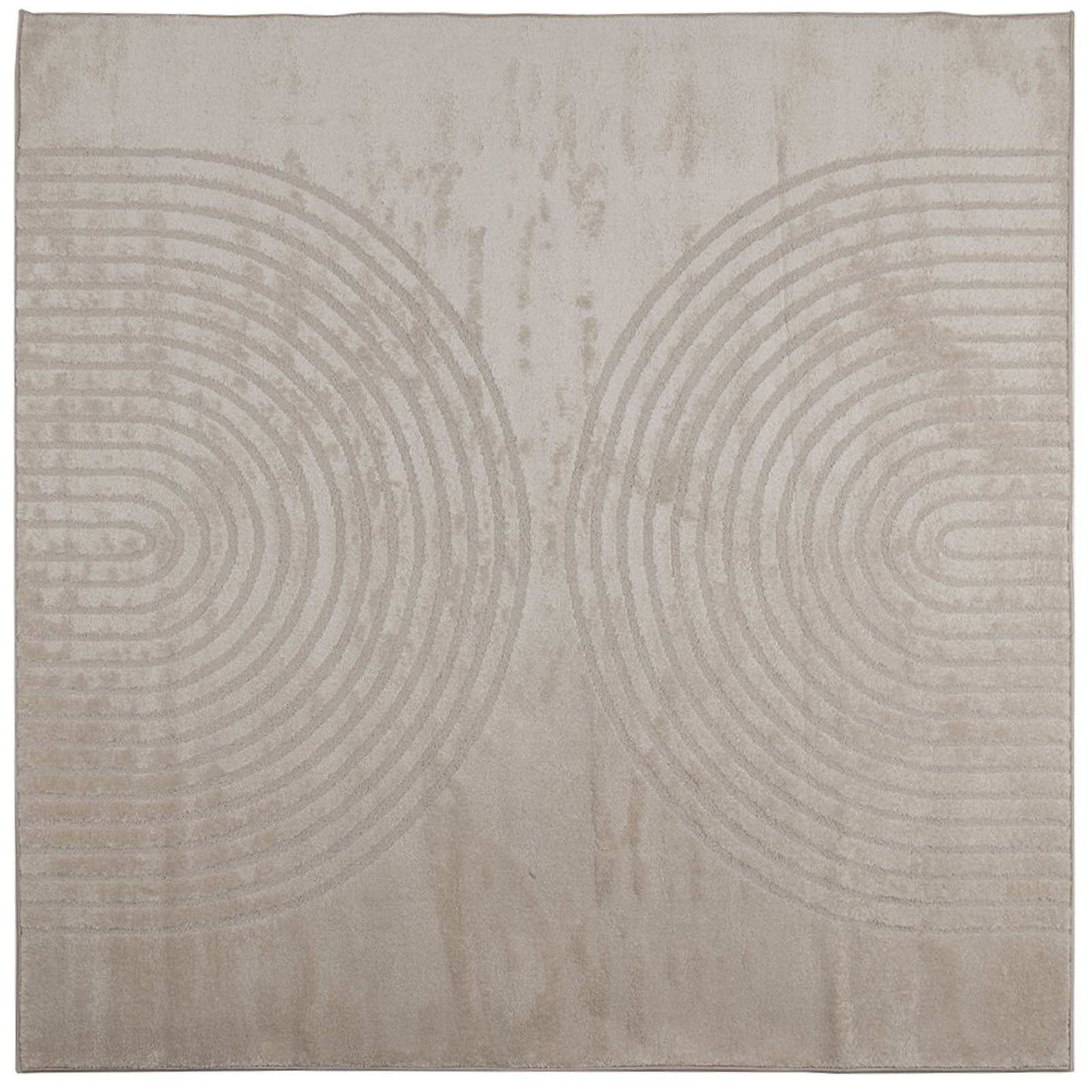 Tappeti per area Quadrato GALATI Beige 240 x 240 cm Poliestere