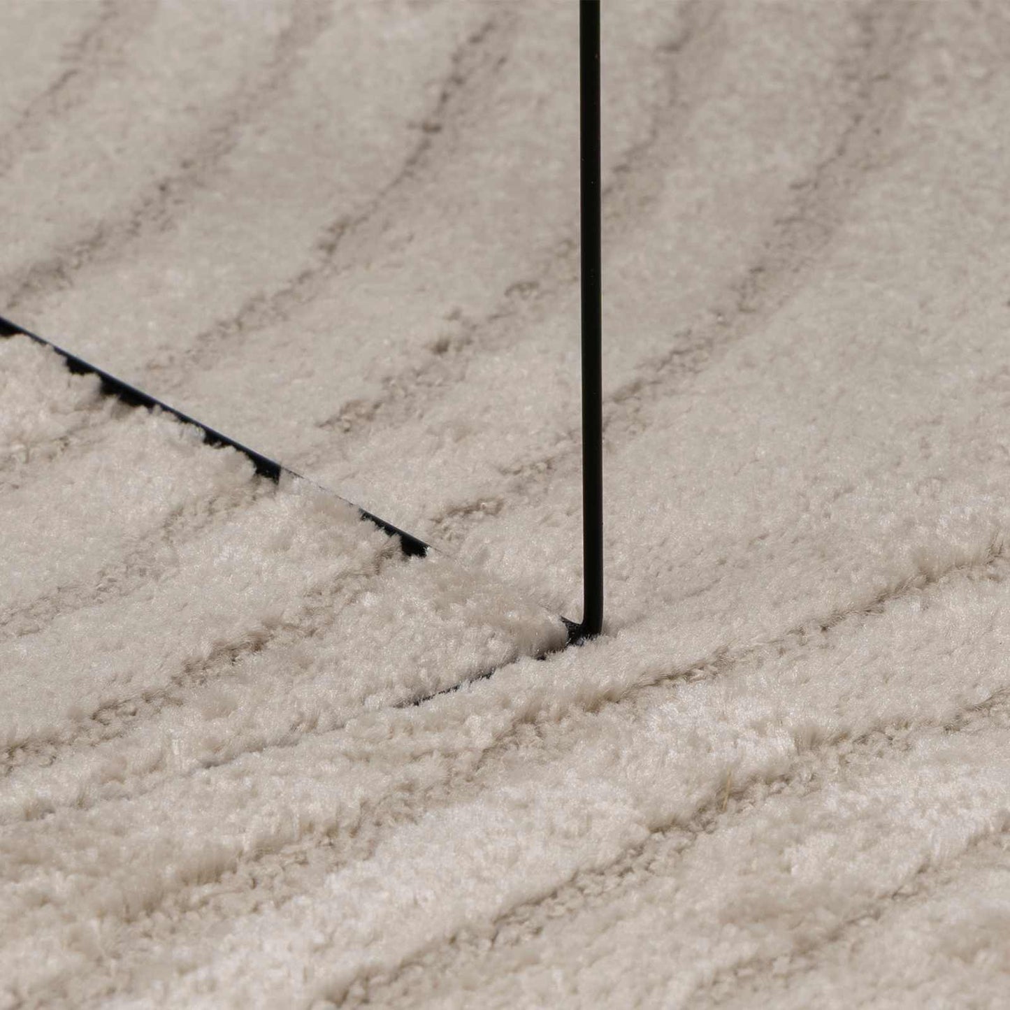 Tappeti per area Rotondo GALATI Beige Ø 160 CM Poliestere | homemem39