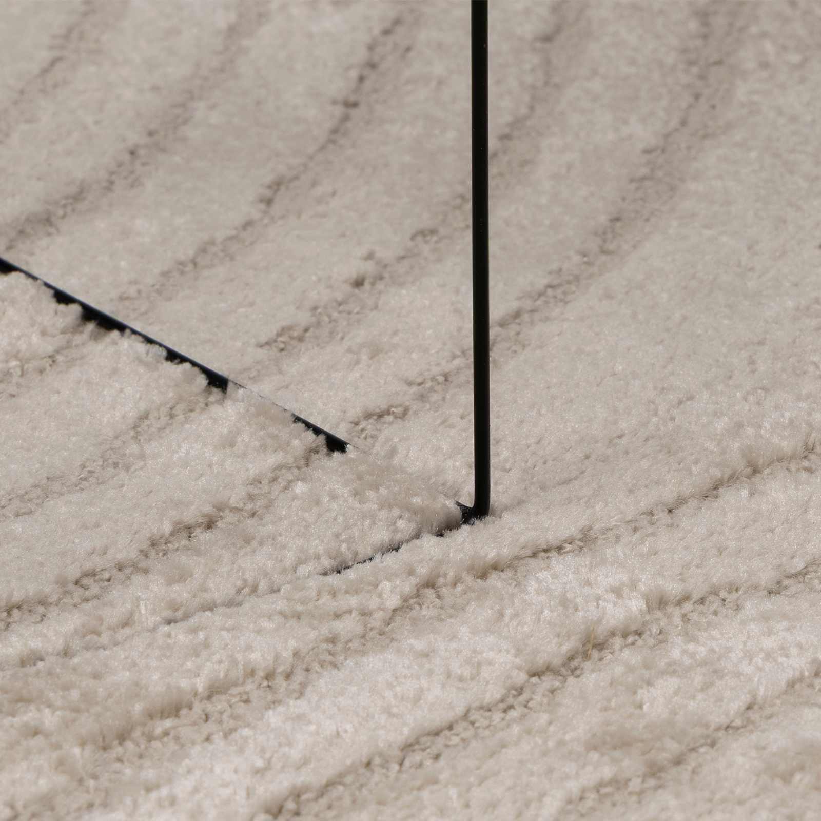 Tappeti per area Rotondo GALATI Beige Ø 160 CM Poliestere | homemem39