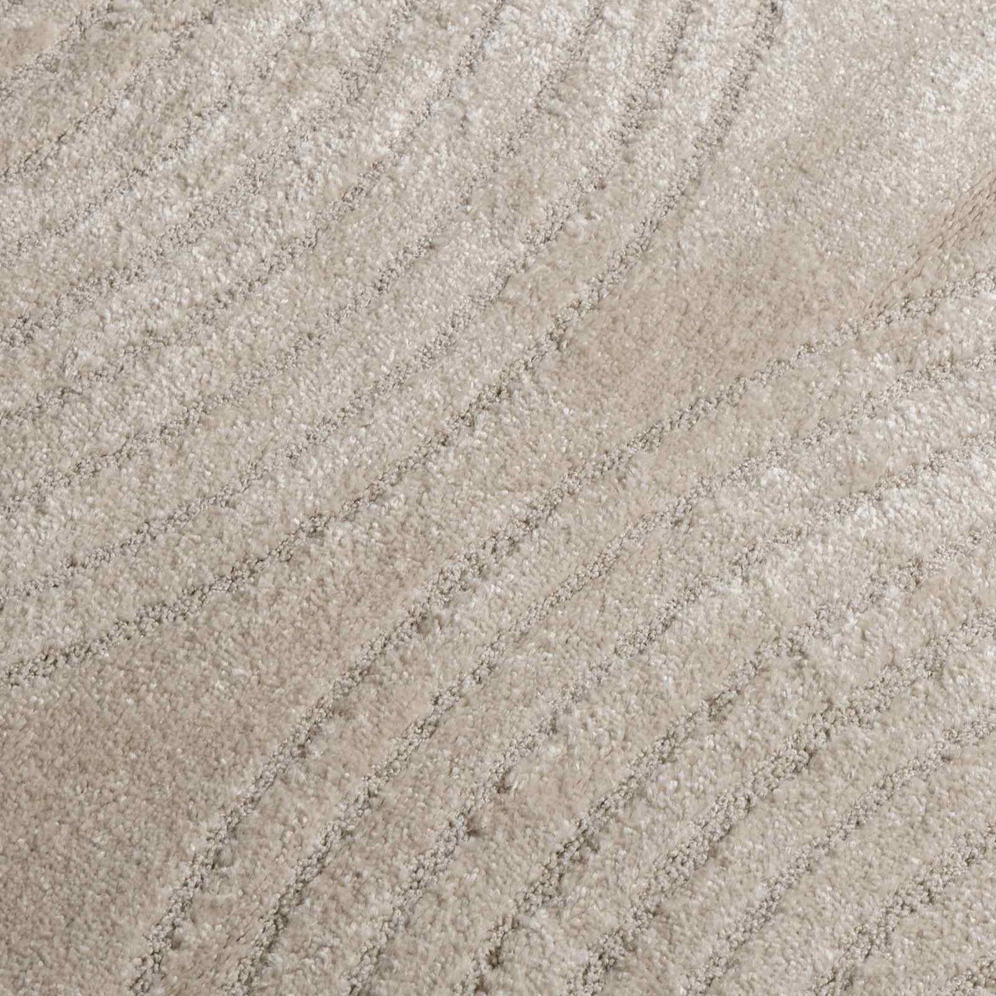 Tappeti per area Rotondo GALATI Beige Ø 160 CM Poliestere