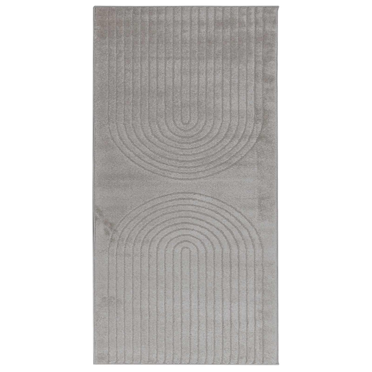 Tappeti per area GALATI Grigio 150 x 80 cm Poliestere