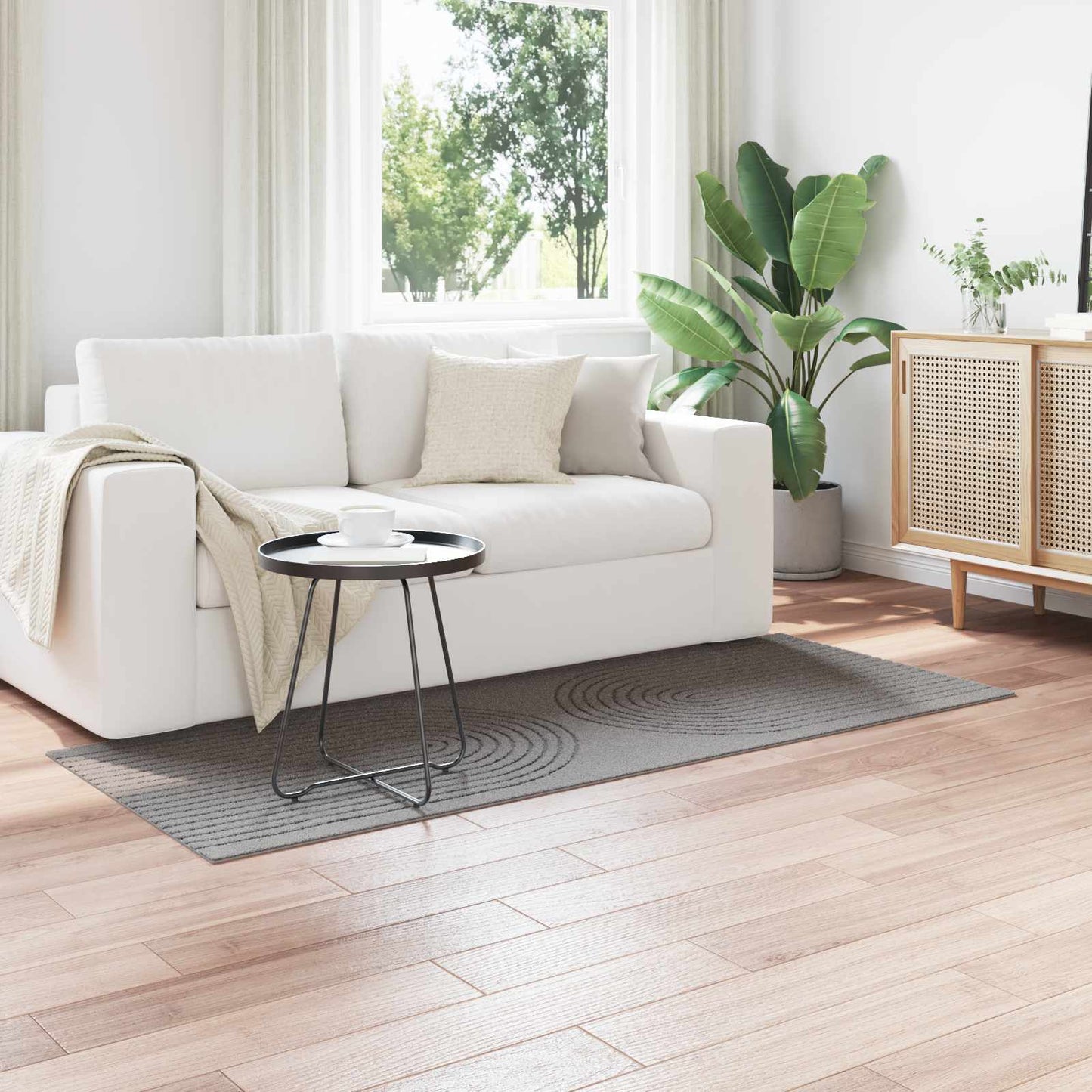 Tappeti per area GALATI Grigio 200 x 80 cm Poliestere | homemem39
