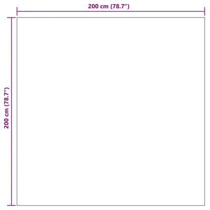 Tappeti per area Quadrato GALATI Grigio 200 x 200 cm Poliestere | homemem39