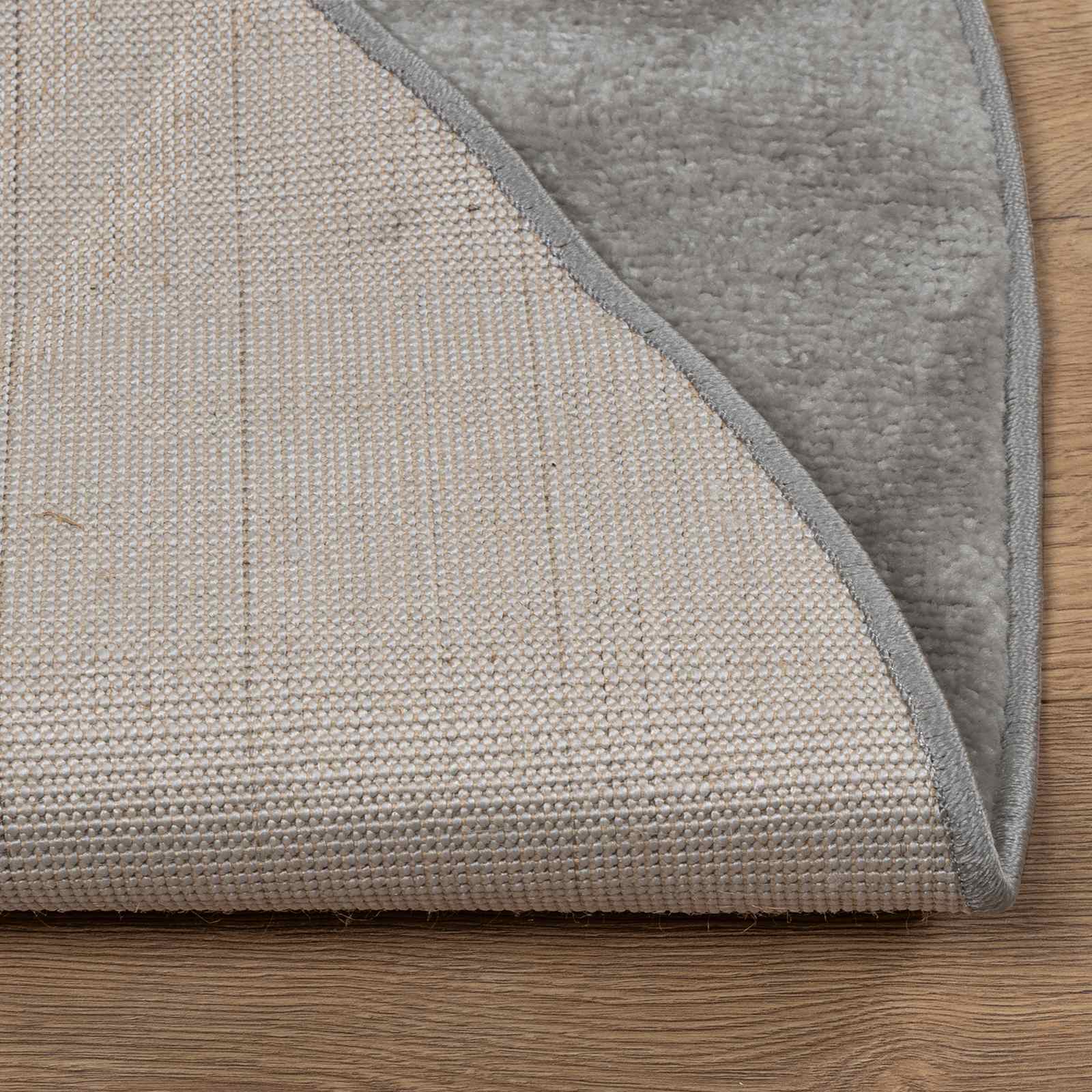 Tappeti per area Rotondo GALATI Grigio Ø 120 CM Poliestere | homemem39