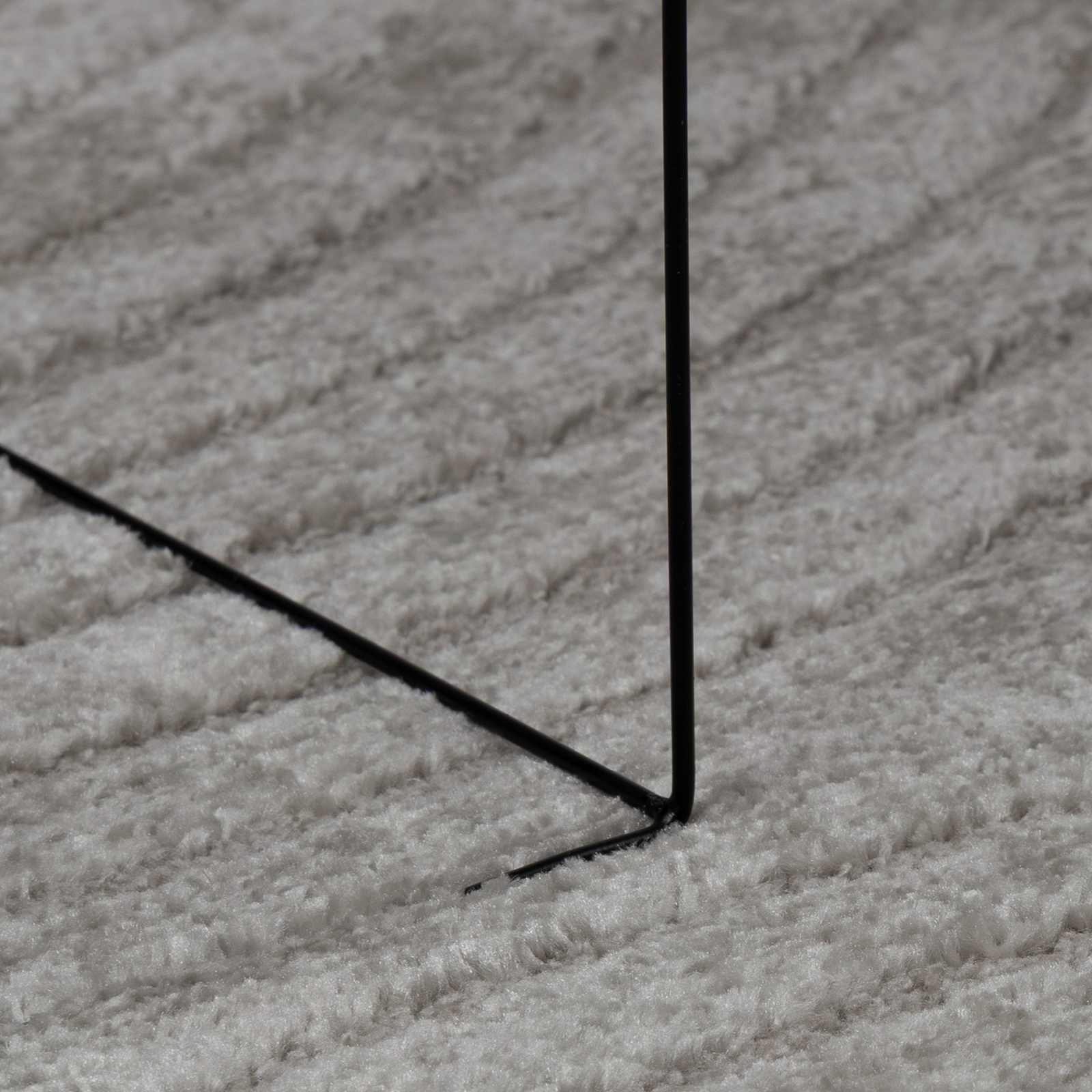 Tappeti per area Rotondo GALATI Grigio Ø 120 CM Poliestere | homemem39