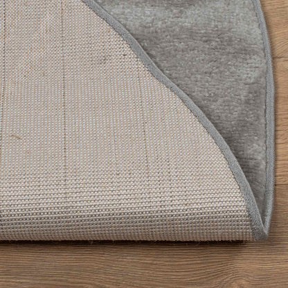 Tappeti per area Rotondo GALATI Grigio Ø 160 CM Poliestere | homemem39