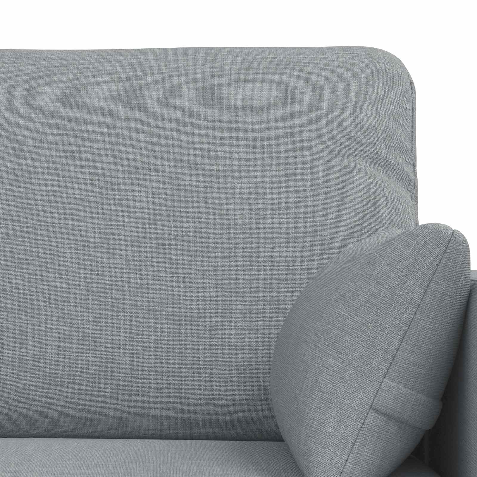 Set di divani 2 pcs Grigio chiaro 139 x 78 x 80 cm Tessuto | homemem39
