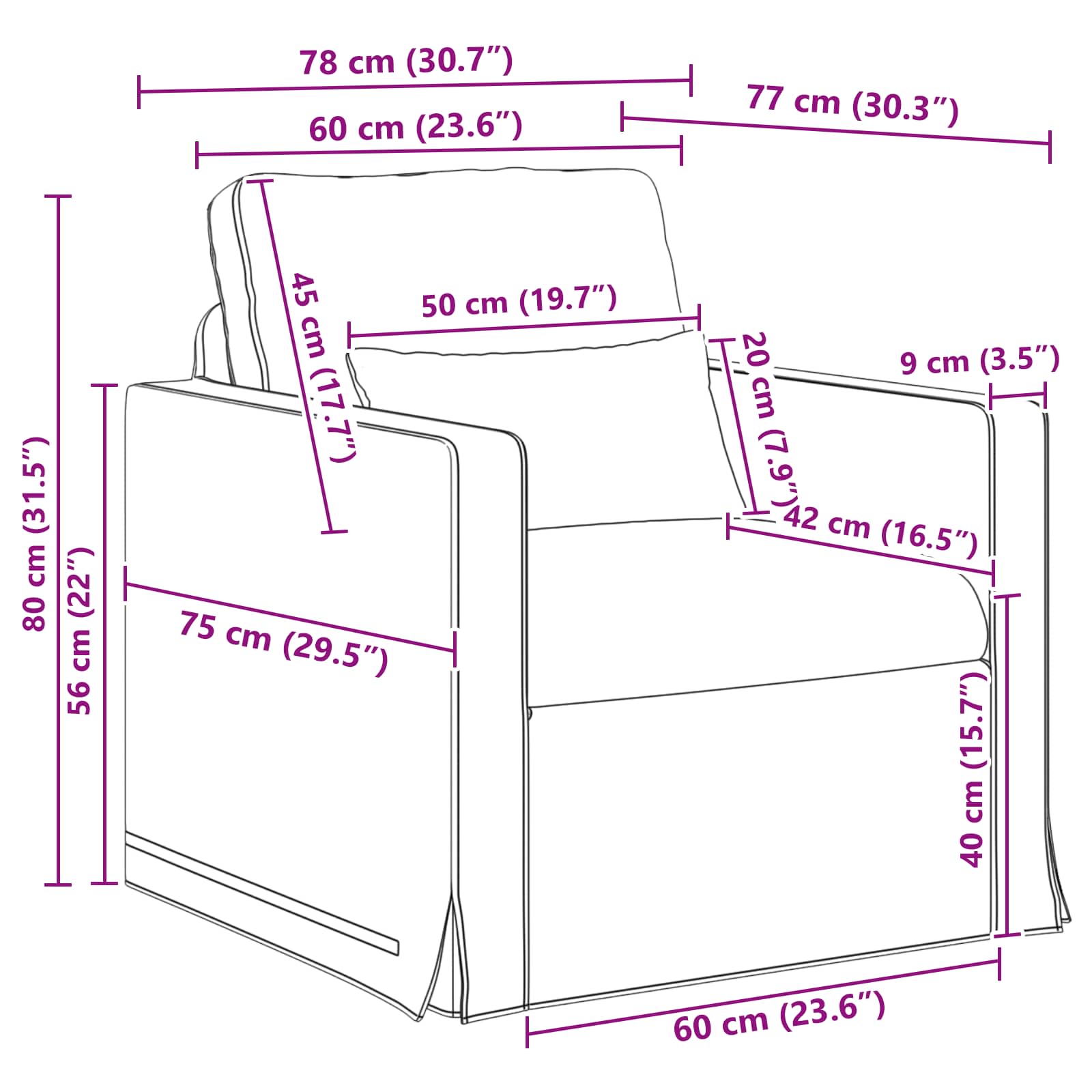 Set di divani 2 pcs Talpa 139 x 78 x 80 cm Tessuto | homemem39
