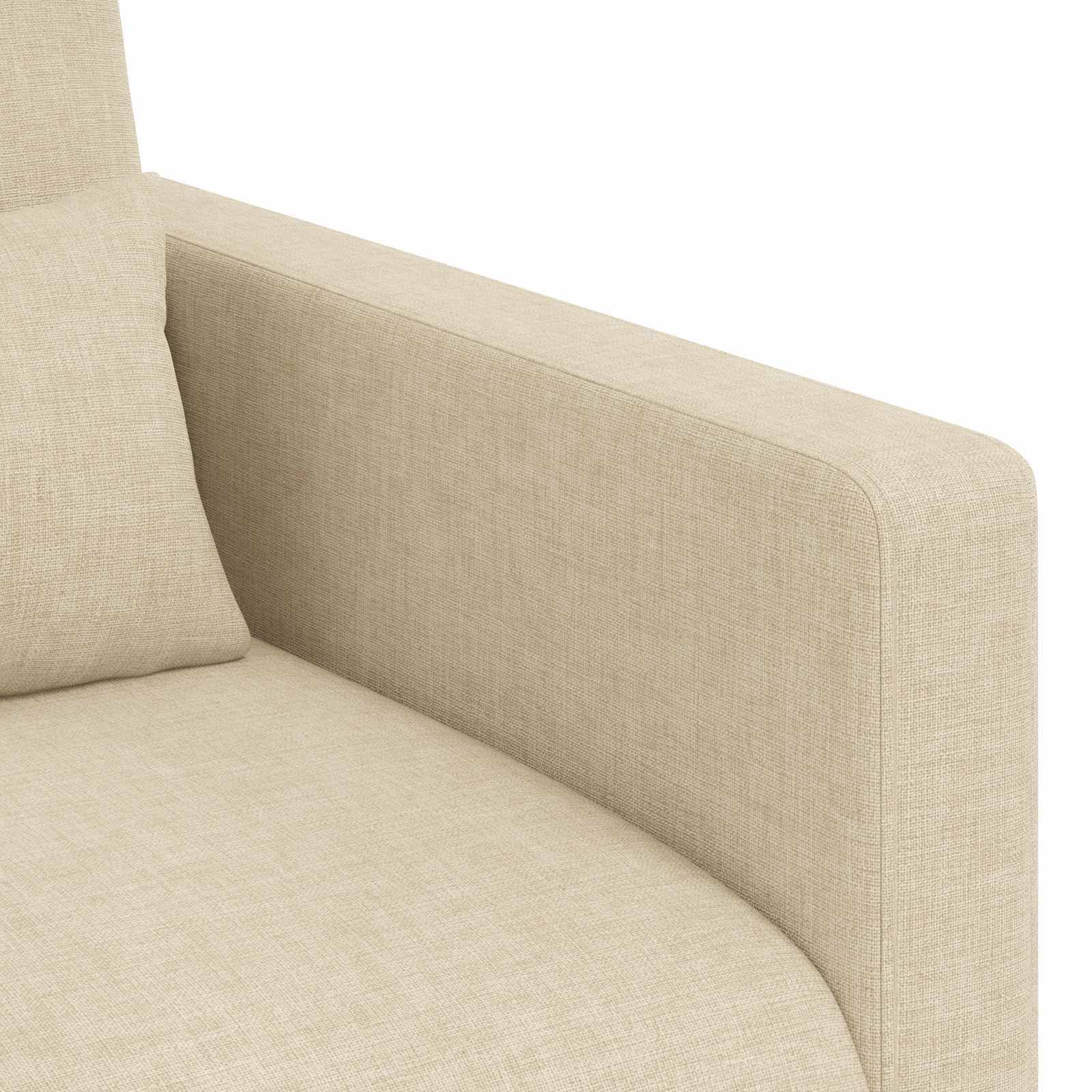 Set di divani 2 pcs Crema 139 x 78 x 80 cm Tessuto | homemem39