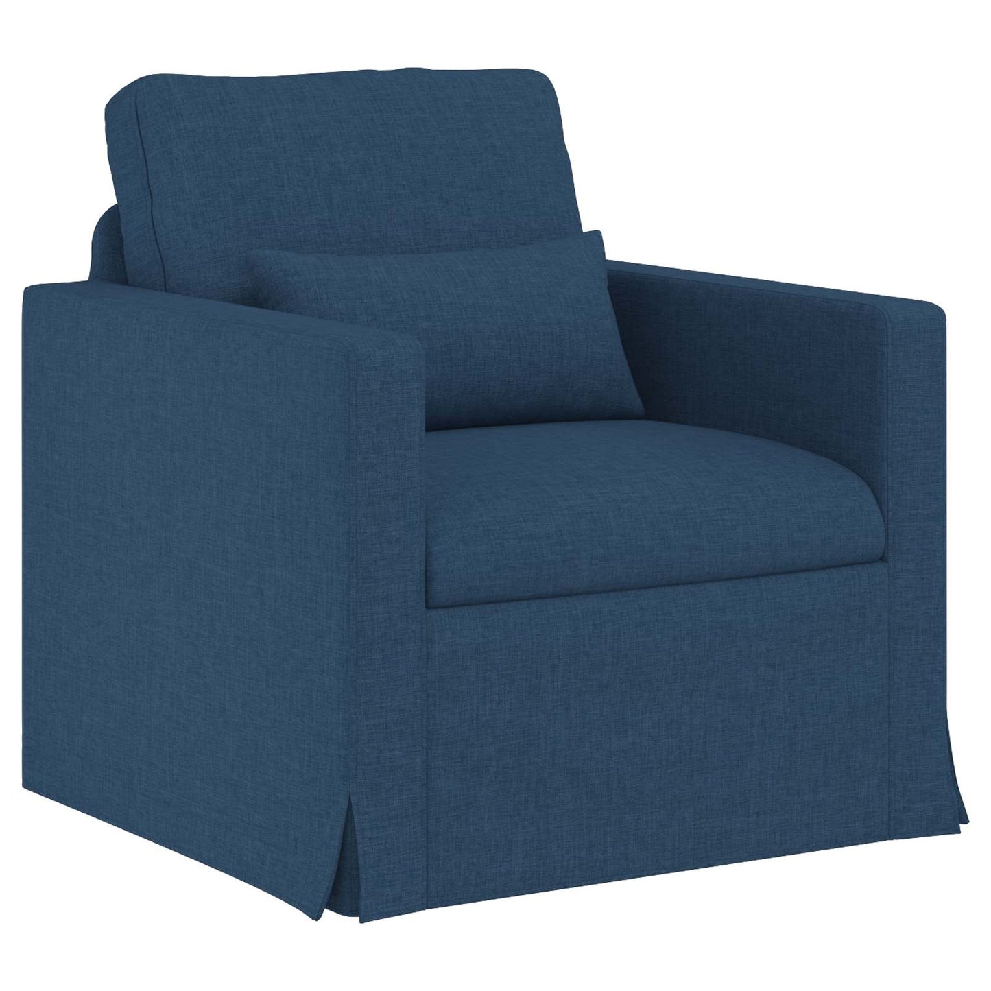 Set di divani 2 pcs Blu 139 x 78 x 80 cm Tessuto | homemem39