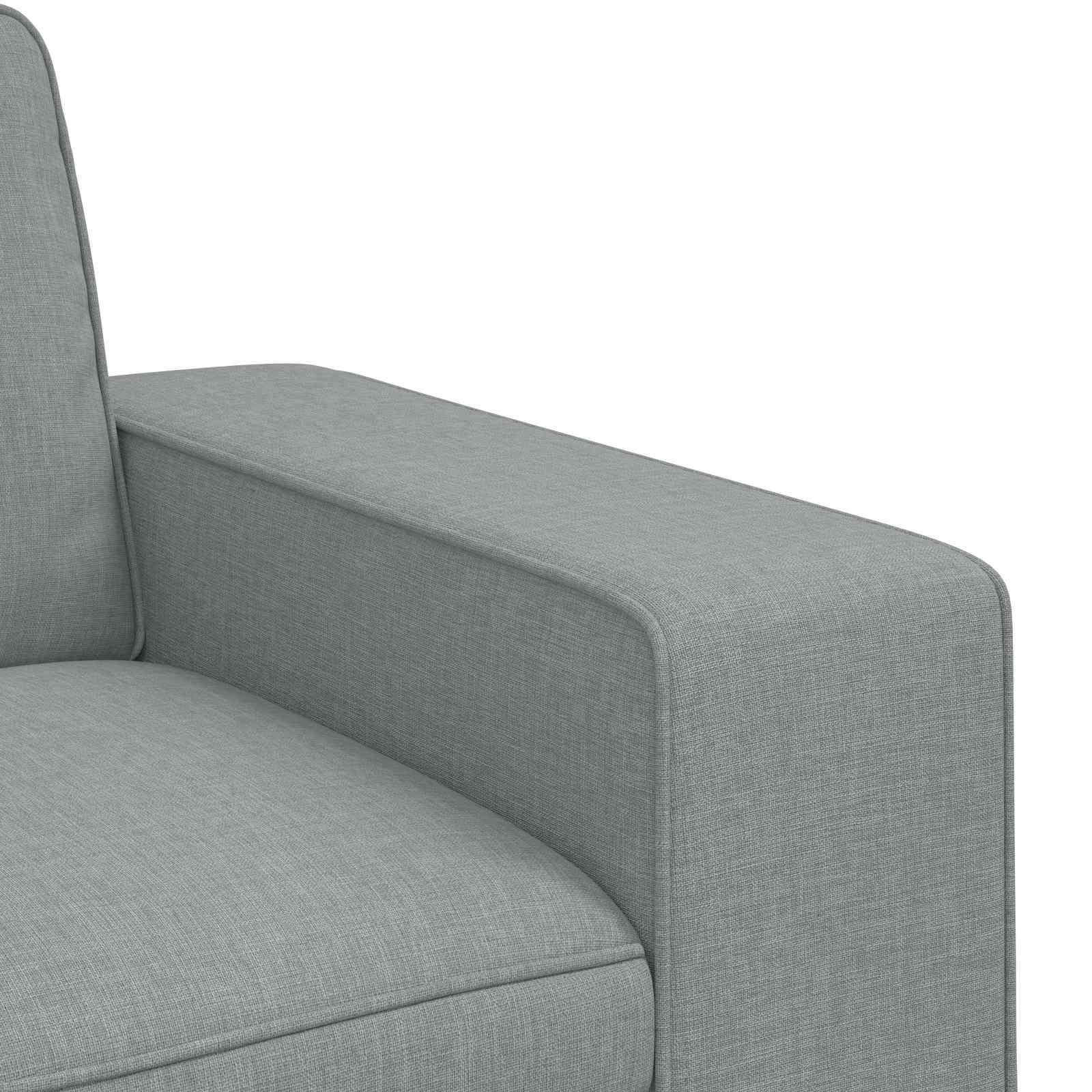 Set di divani 2 pcs Grigio chiaro 162 x 80 x 82 cm Tessuto | homemem39