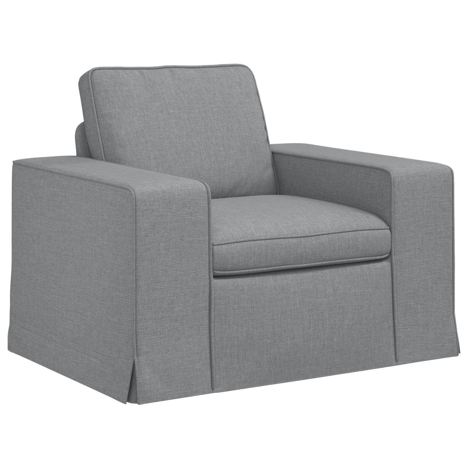 Set di divani 2 pcs Grigio chiaro 162 x 80 x 82 cm Tessuto | homemem39