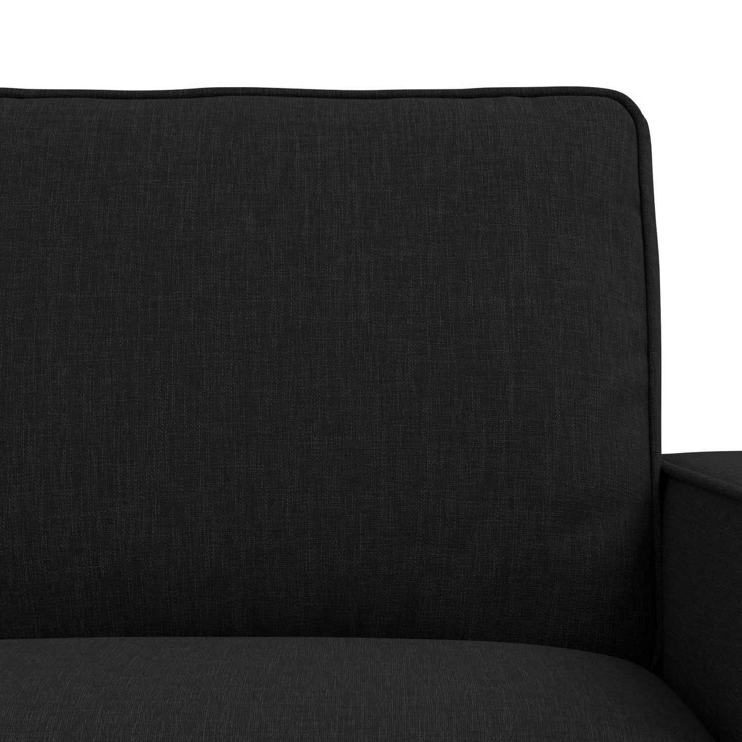 Set di divani 2 pcs Nero 162 x 80 x 82 cm Tessuto | homemem39