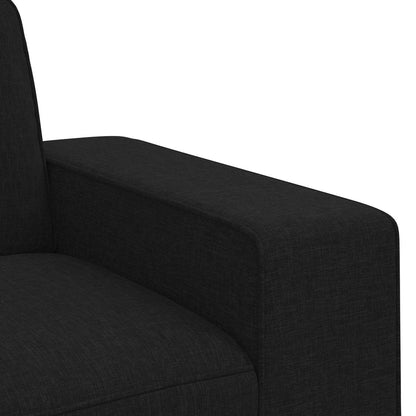 Set di divani 2 pcs Nero 162 x 80 x 82 cm Tessuto | homemem39