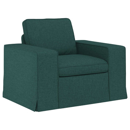 Set di divani 2 pcs Verde Scuro 162 x 80 x 82 cm Tessuto | homemem39