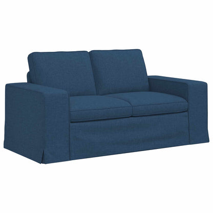 Set di divani 2 pcs Blu 162 x 80 x 82 cm Tessuto | homemem39