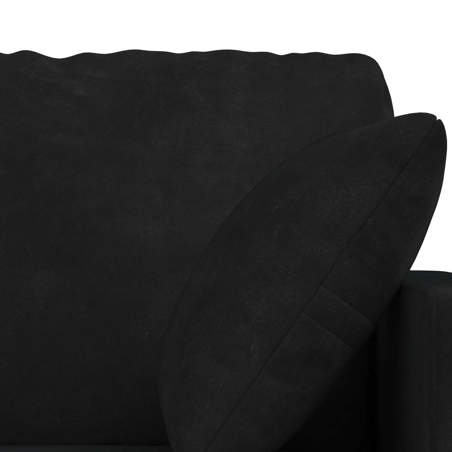Set di divani 2 pcs Nero 138 x 78 x 80 cm Velluto | homemem39