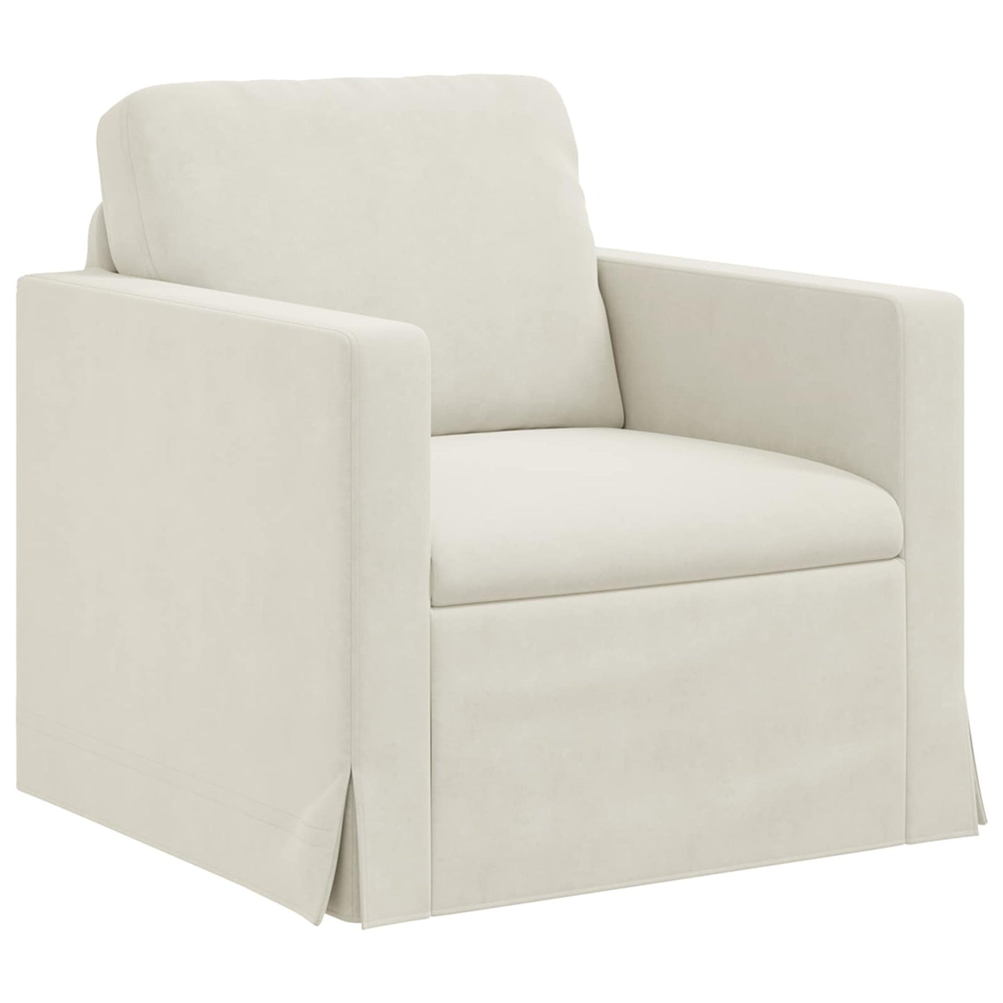 Set di divani 2 pcs Crema 138 x 78 x 80 cm Velluto | homemem39