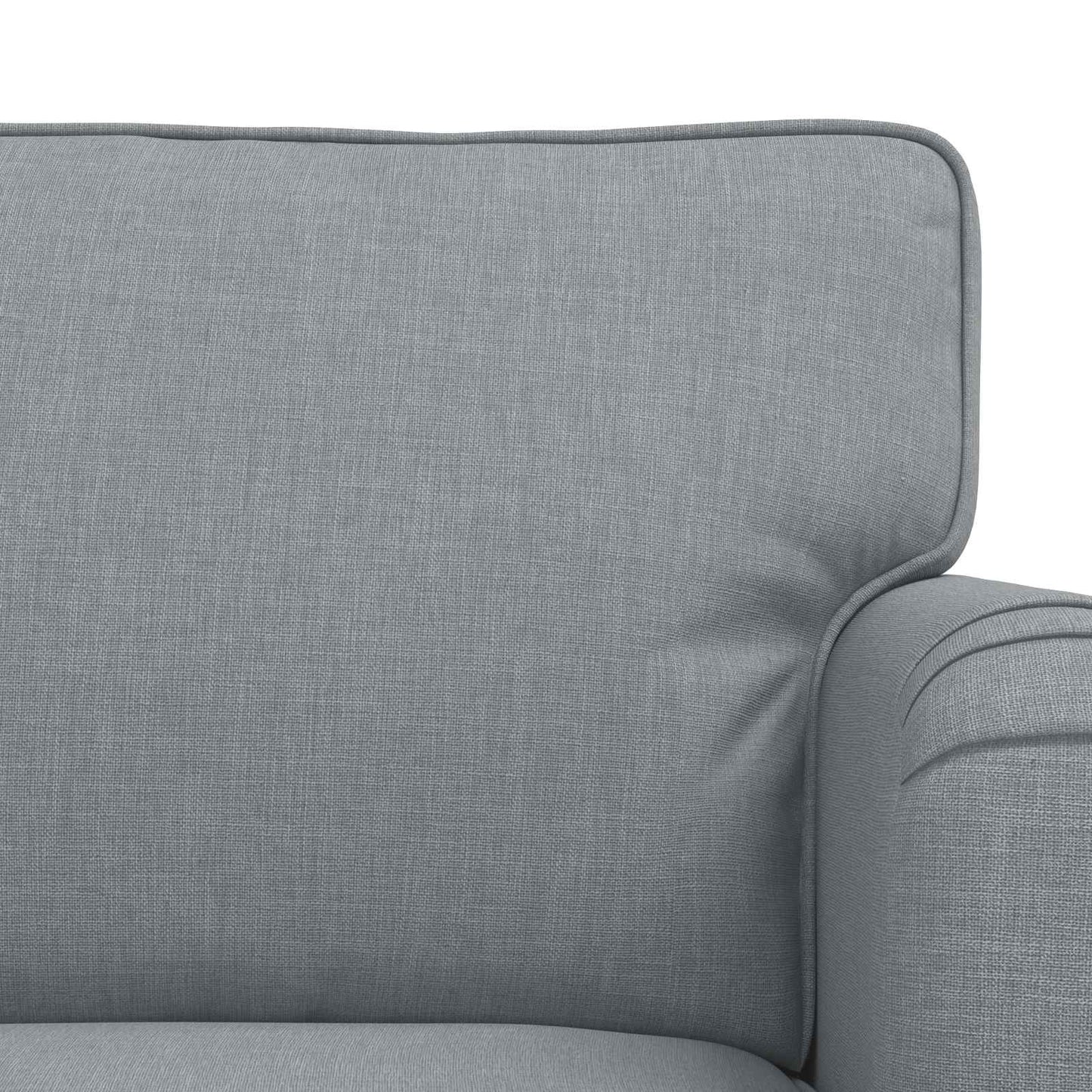 Set di divani 2 pcs Grigio chiaro 144 x 80 x 85 cm Tessuto | homemem39