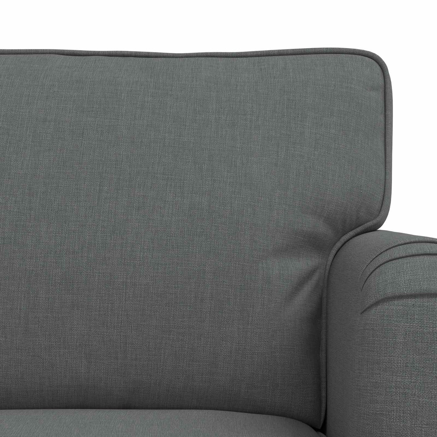Set di divani 2 pcs Grigio scuro 144 x 80 x 85 cm Tessuto | homemem39