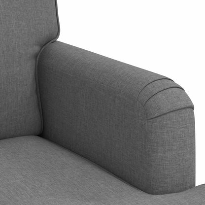 Set di divani 2 pcs Grigio scuro 144 x 80 x 85 cm Tessuto | homemem39