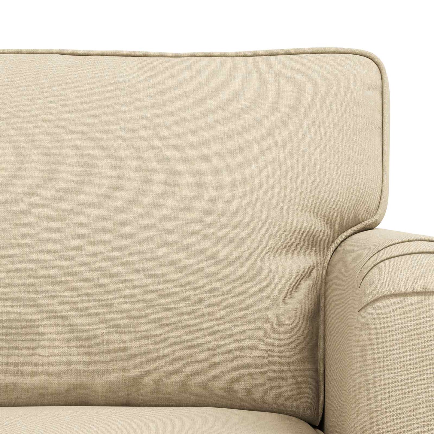 Set di divani 2 pcs Crema 144 x 80 x 85 cm Tessuto | homemem39
