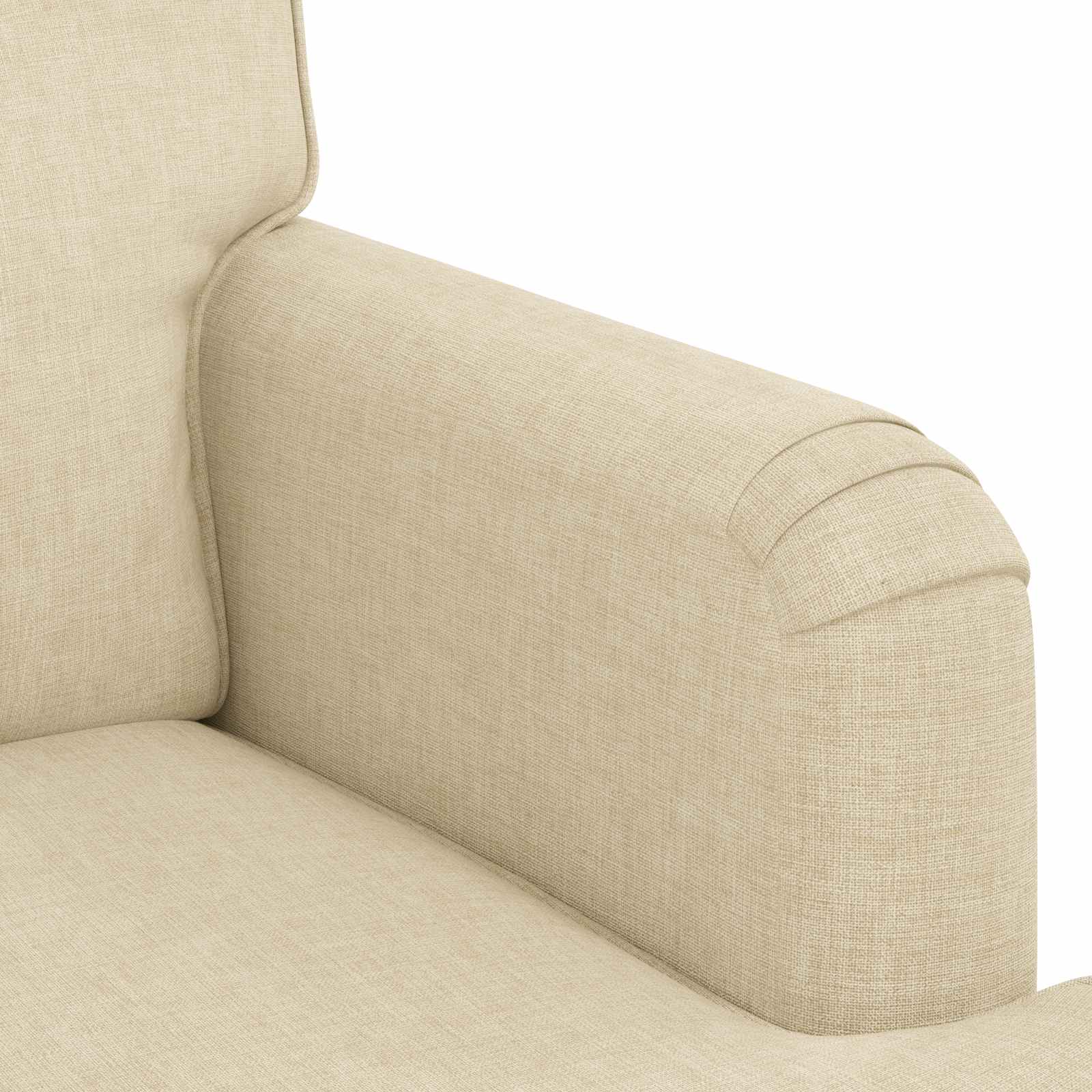 Set di divani 2 pcs Crema 144 x 80 x 85 cm Tessuto | homemem39