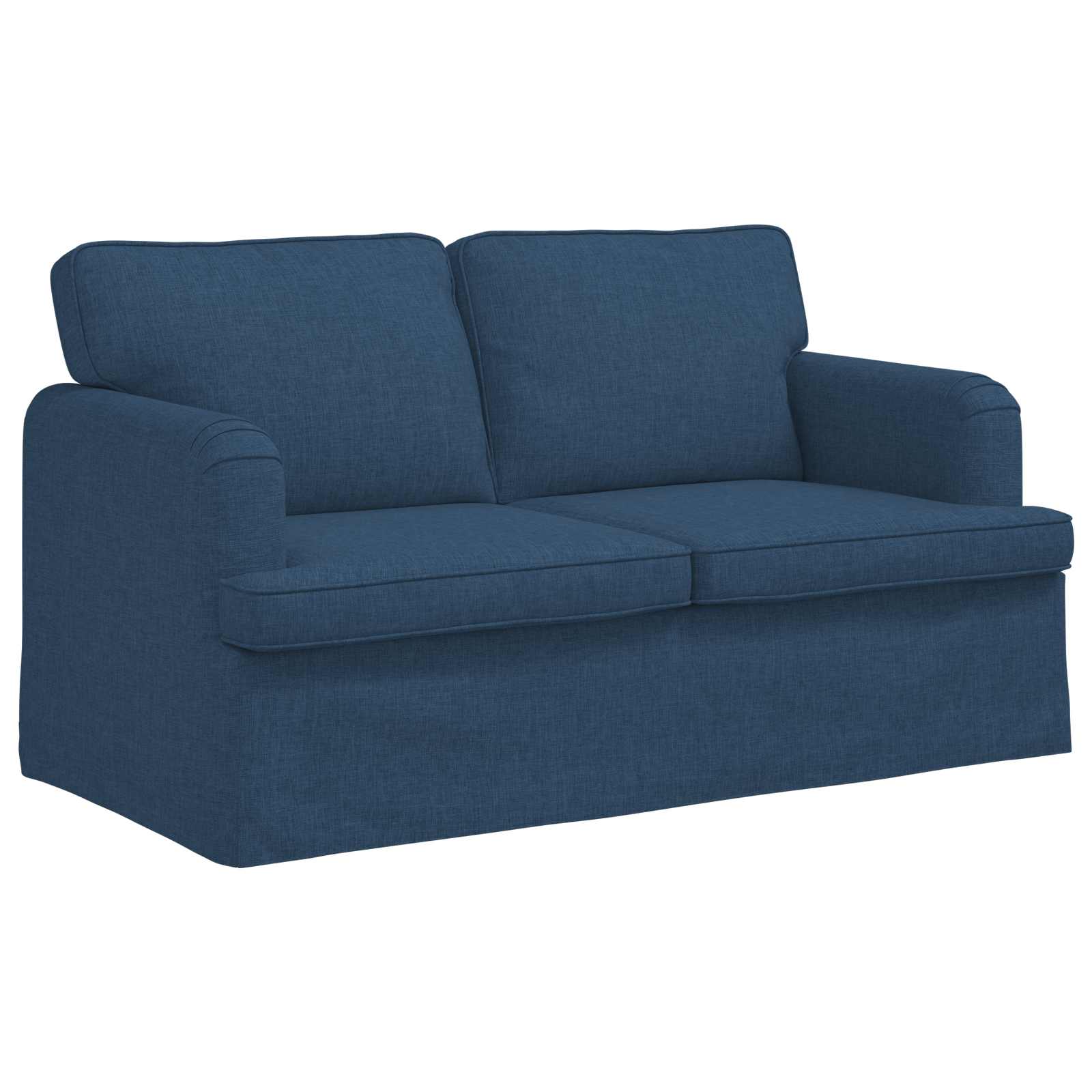 Set di divani 2 pcs Blu 144 x 80 x 85 cm Tessuto | homemem39