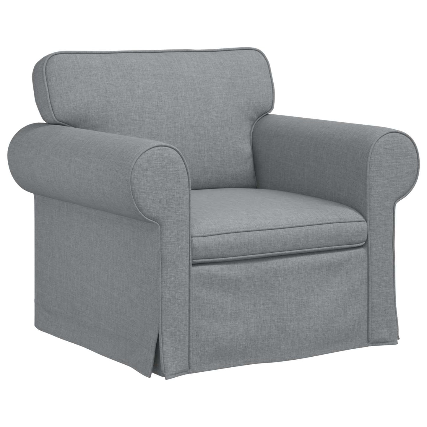 Set di divani 2 pcs Grigio chiaro 175 x 82 x 80 cm Tessuto | homemem39
