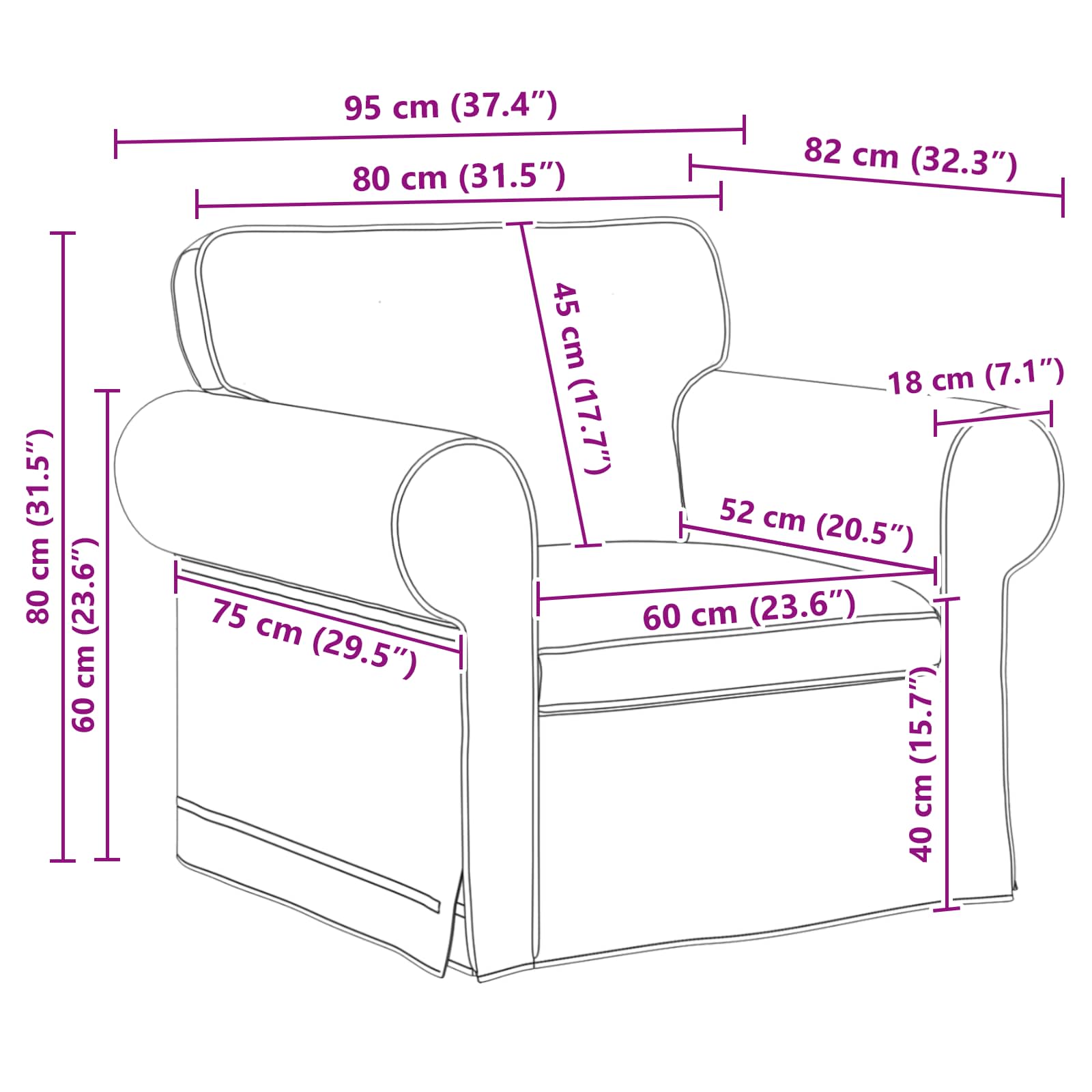 Set di divani 2 pcs Grigio chiaro 175 x 82 x 80 cm Tessuto | homemem39