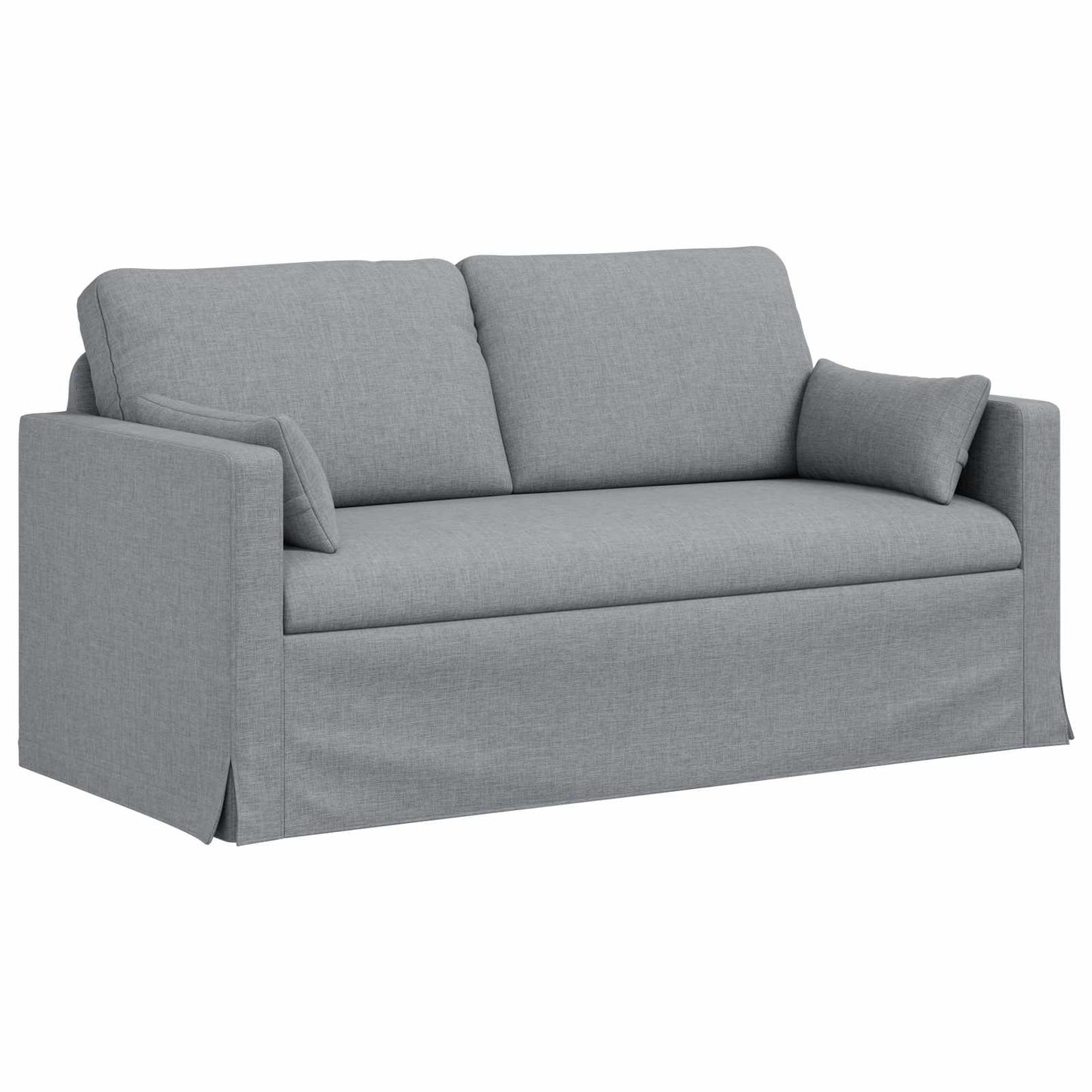 Set di divani 2 pcs Grigio chiaro 158 x 78 x 80 cm Tessuto | homemem39