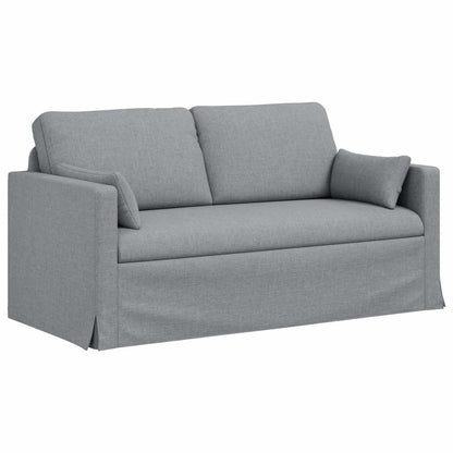 Set di divani 2 pcs Grigio chiaro 158 x 78 x 80 cm Tessuto | homemem39