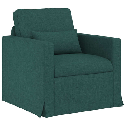 Set di divani 2 pcs Verde Scuro 158 x 78 x 80 cm Tessuto | homemem39