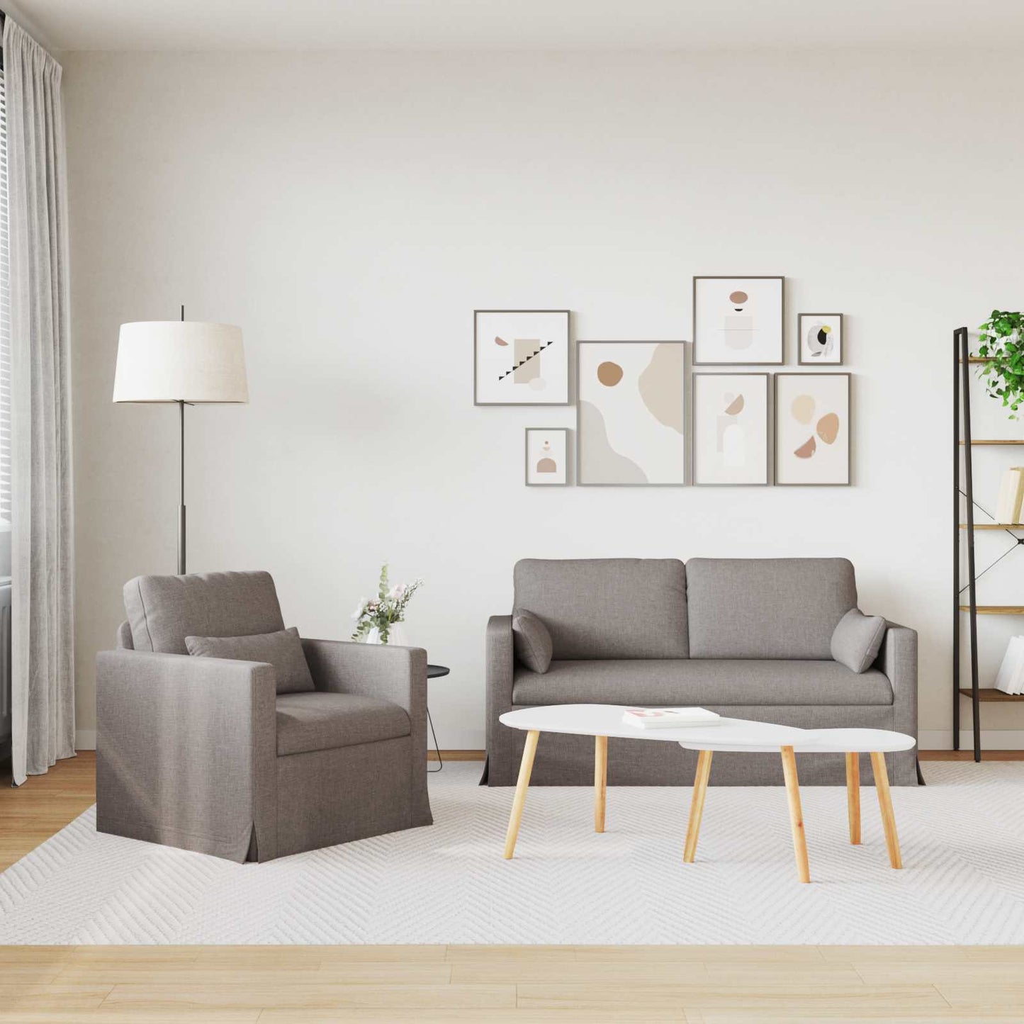 Set di divani 2 pcs Talpa 158 x 78 x 80 cm Tessuto | homemem39
