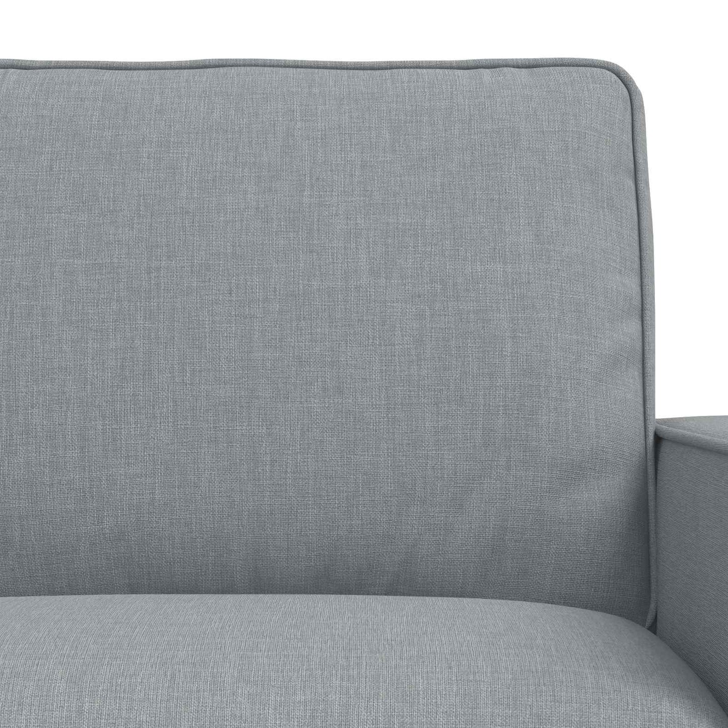 Set di divani 2 pcs Grigio chiaro 182 x 80 x 82 cm Tessuto