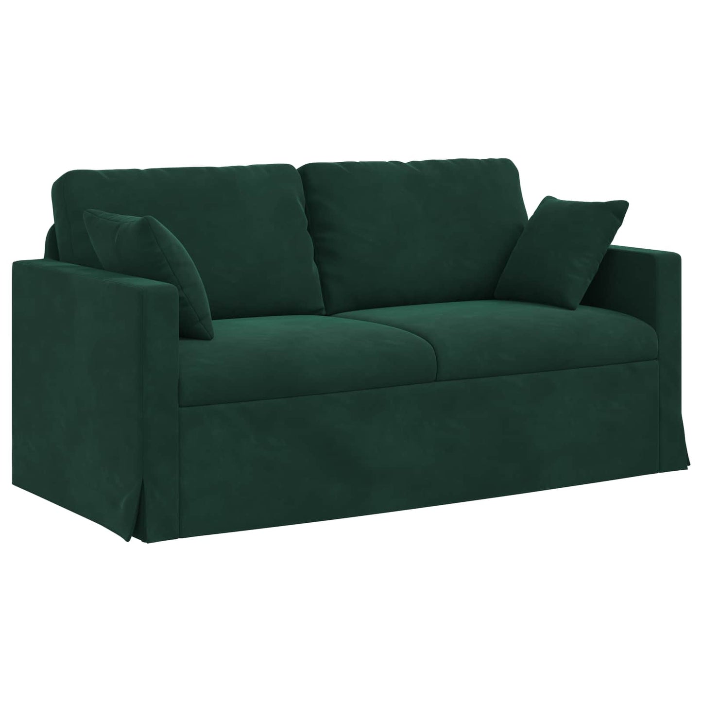 Set di divani 2 pcs Verde Scuro 158 x 78 x 80 cm Velluto | homemem39