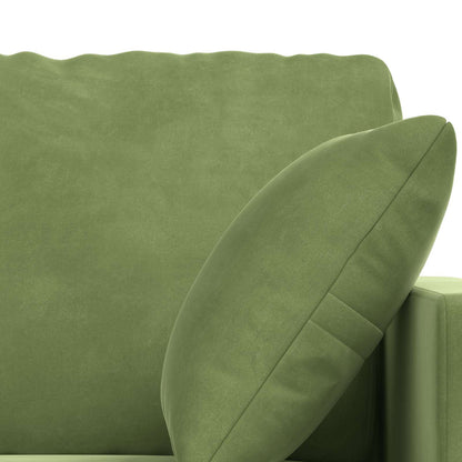 Set di divani 2 pcs Verde chiaro 158 x 78 x 80 cm Velluto | homemem39