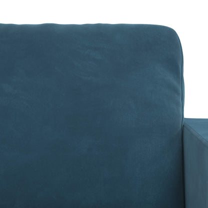 Set di divani 2 pcs Blu 158 x 78 x 80 cm Velluto | homemem39