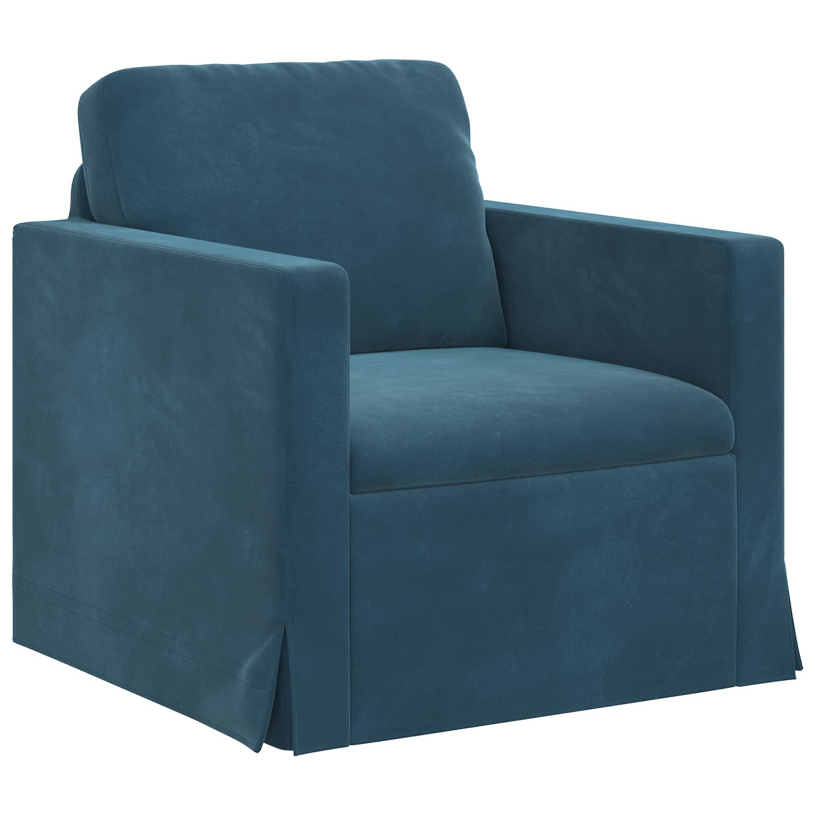 Set di divani 2 pcs Blu 158 x 78 x 80 cm Velluto | homemem39