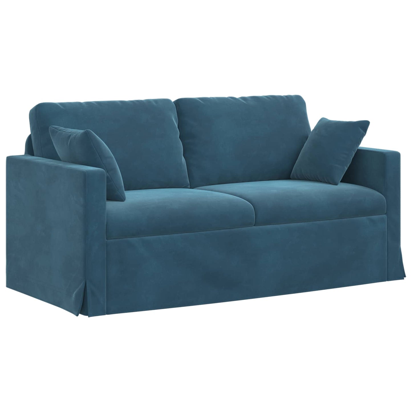 Set di divani 2 pcs Blu 158 x 78 x 80 cm Velluto | homemem39