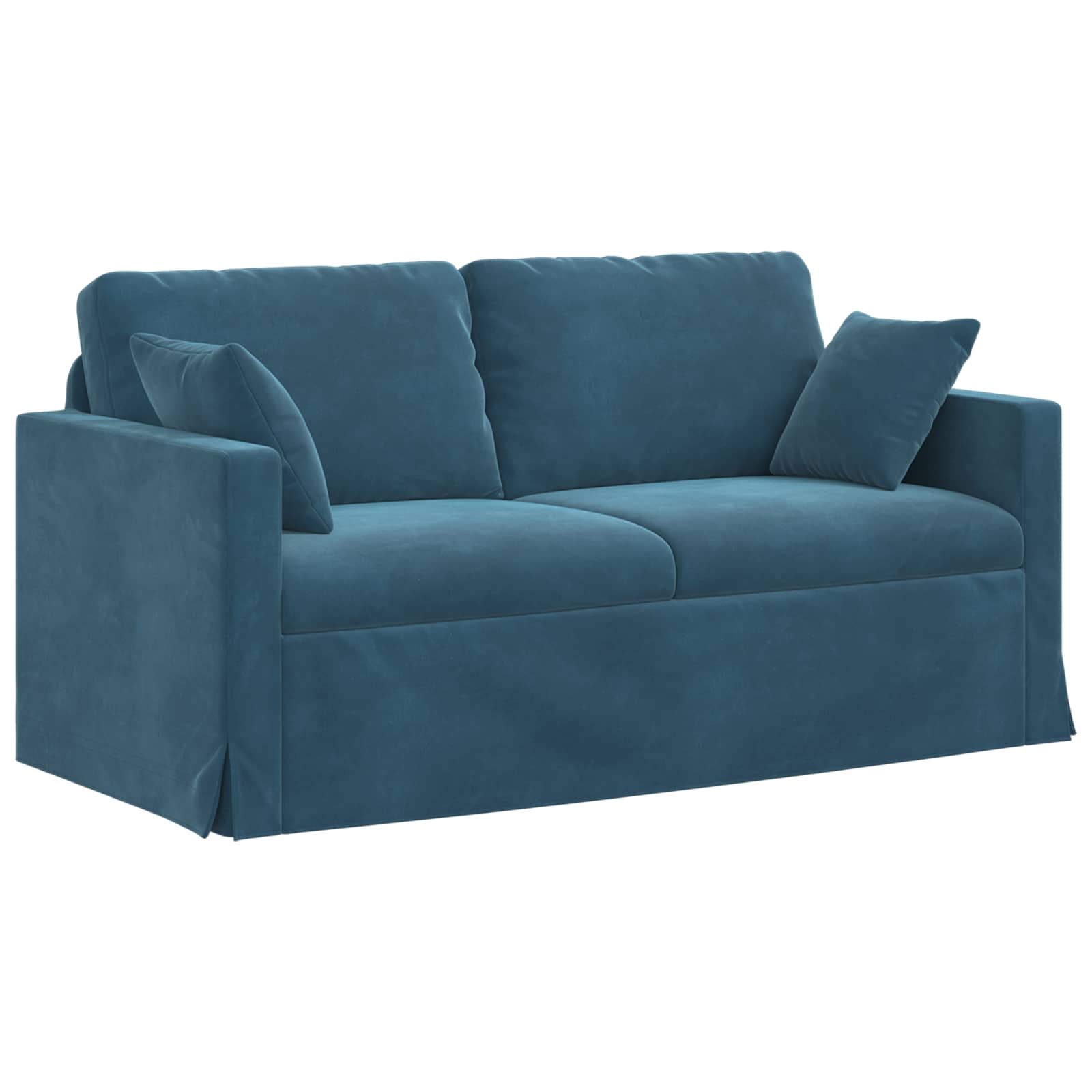 Set di divani 2 pcs Blu 158 x 78 x 80 cm Velluto | homemem39
