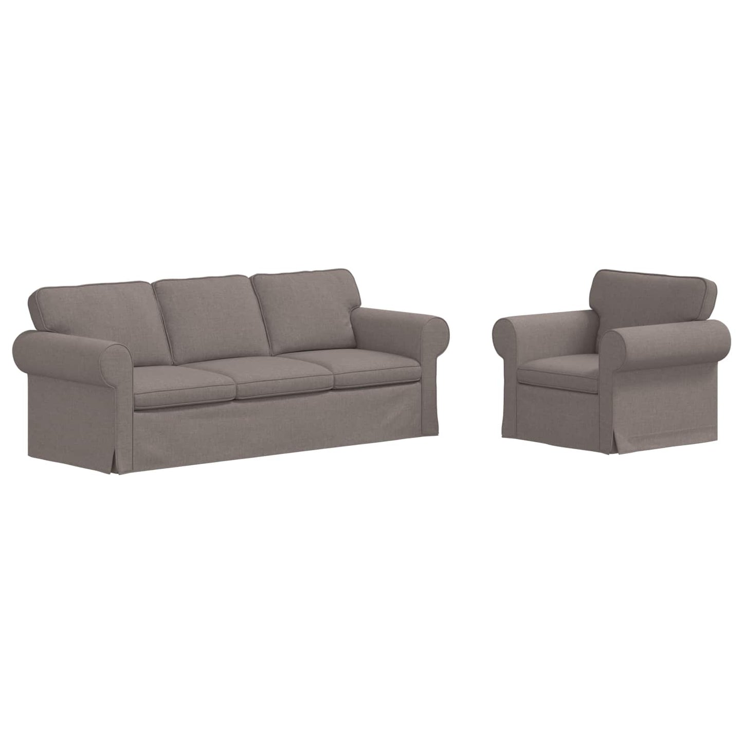 Set di divani 2 pcs Talpa 215 x 82 x 80 cm Tessuto