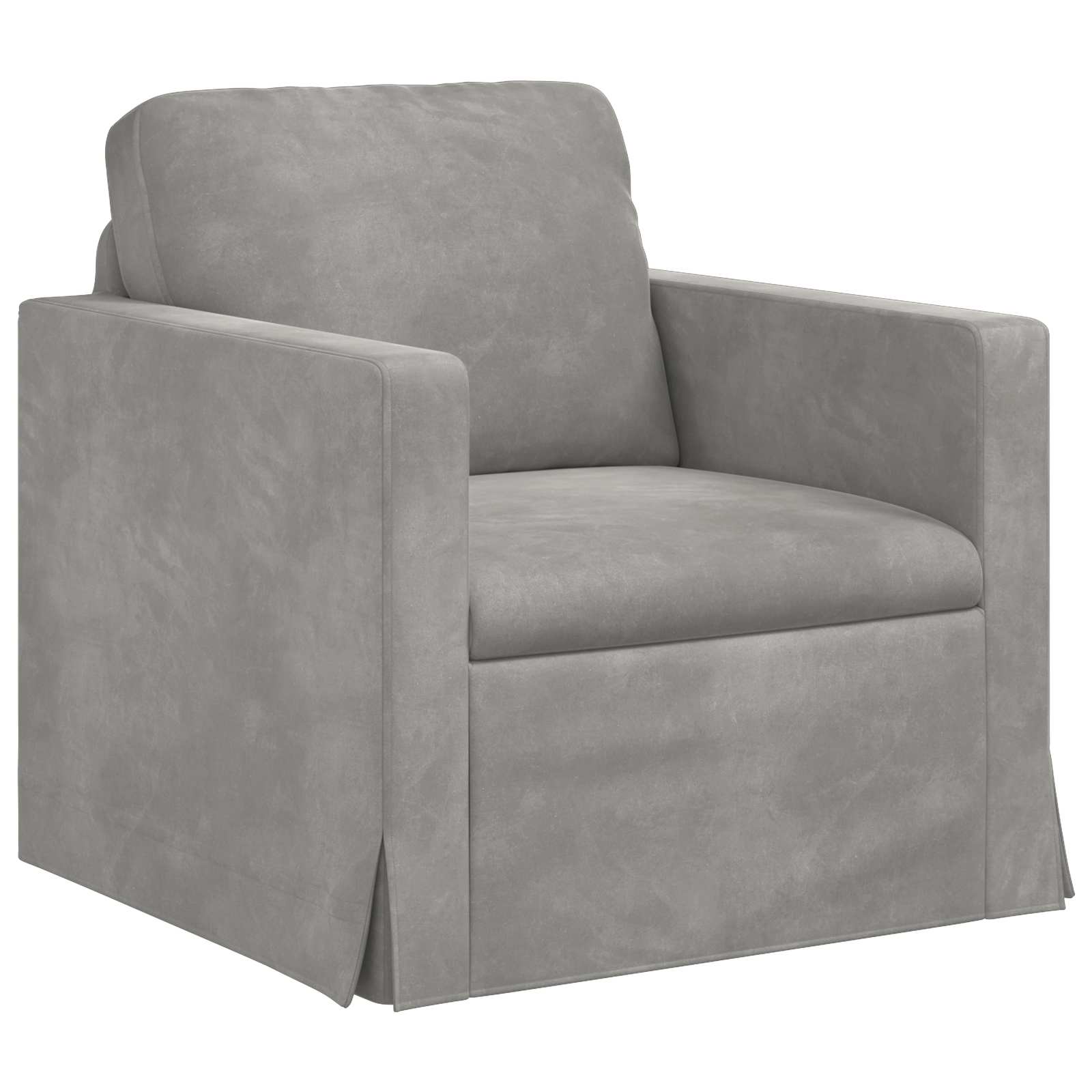 Set di divani 2 pcs Grigio chiaro 198 x 78 x 80 cm Velluto | homemem39