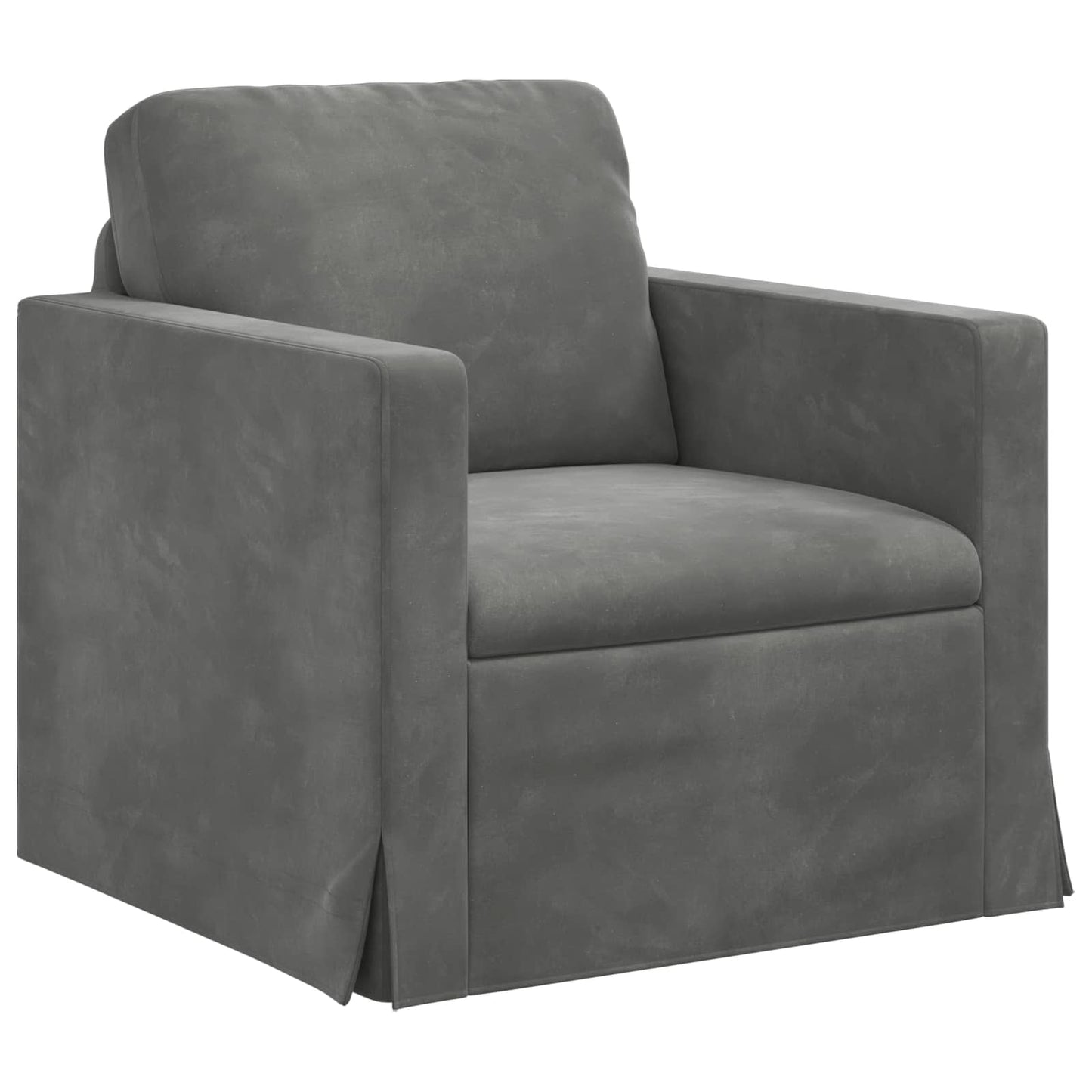 Set di divani 2 pcs Grigio scuro 198 x 78 x 80 cm Velluto | homemem39
