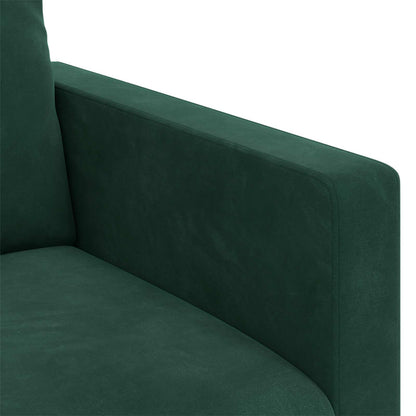 Set di divani 2 pcs Verde Scuro 198 x 78 x 80 cm Velluto | homemem39
