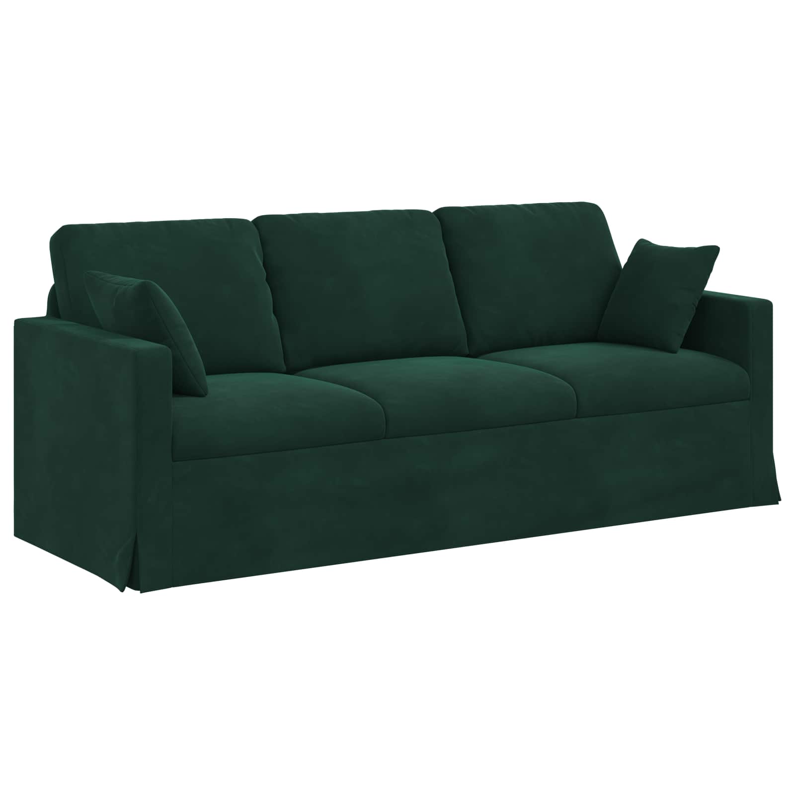 Set di divani 2 pcs Verde Scuro 198 x 78 x 80 cm Velluto | homemem39